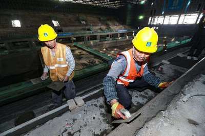 亞運三館12月底整體竣工交付，三千工人節(jié)日堅守崗位趕工機電安裝